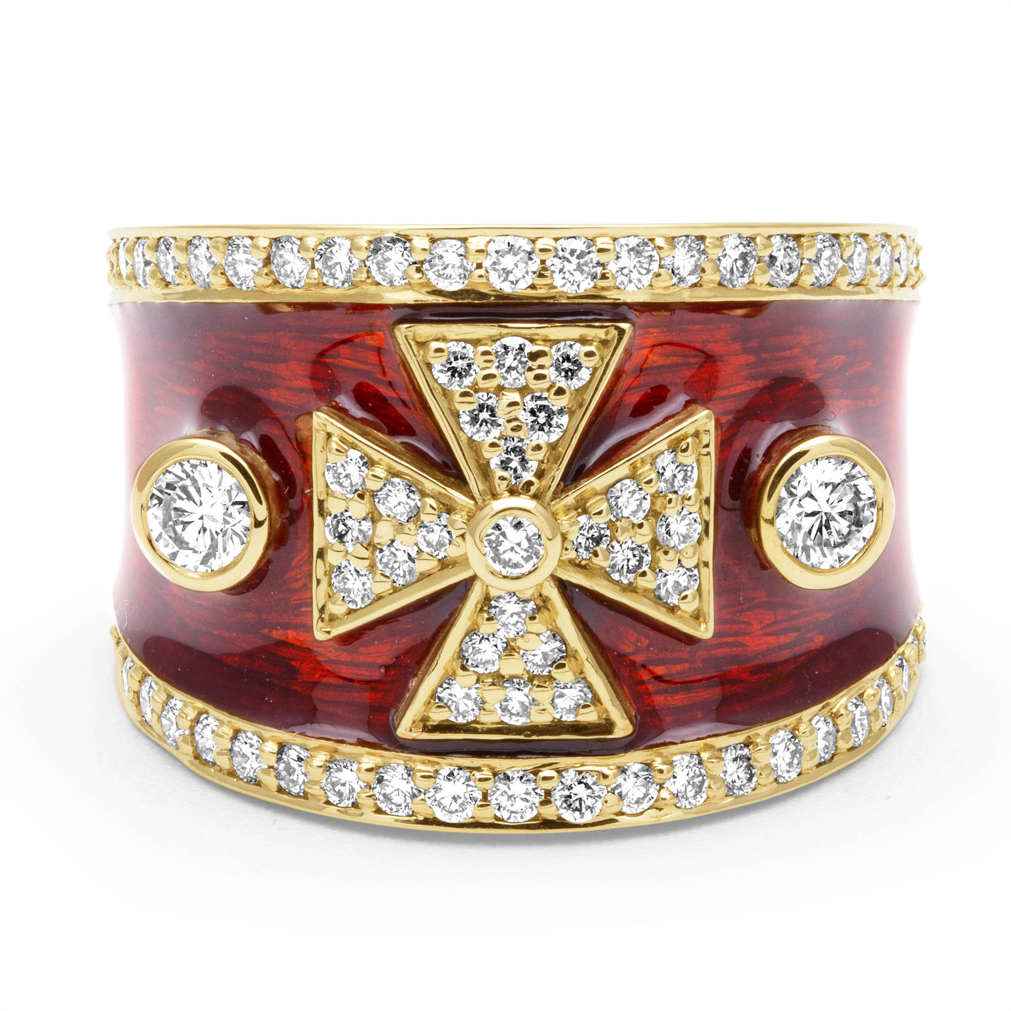 Ring - Diamond (Enamel) | Singhvi Jewels