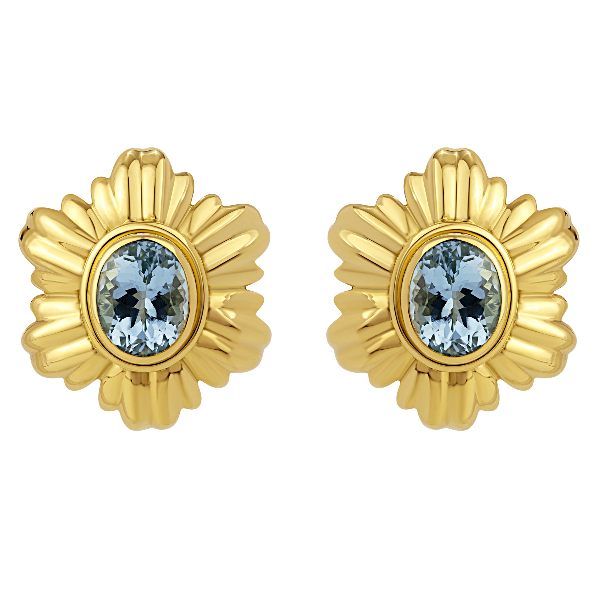Earrings - Aquamarine | Singhvi Jewels