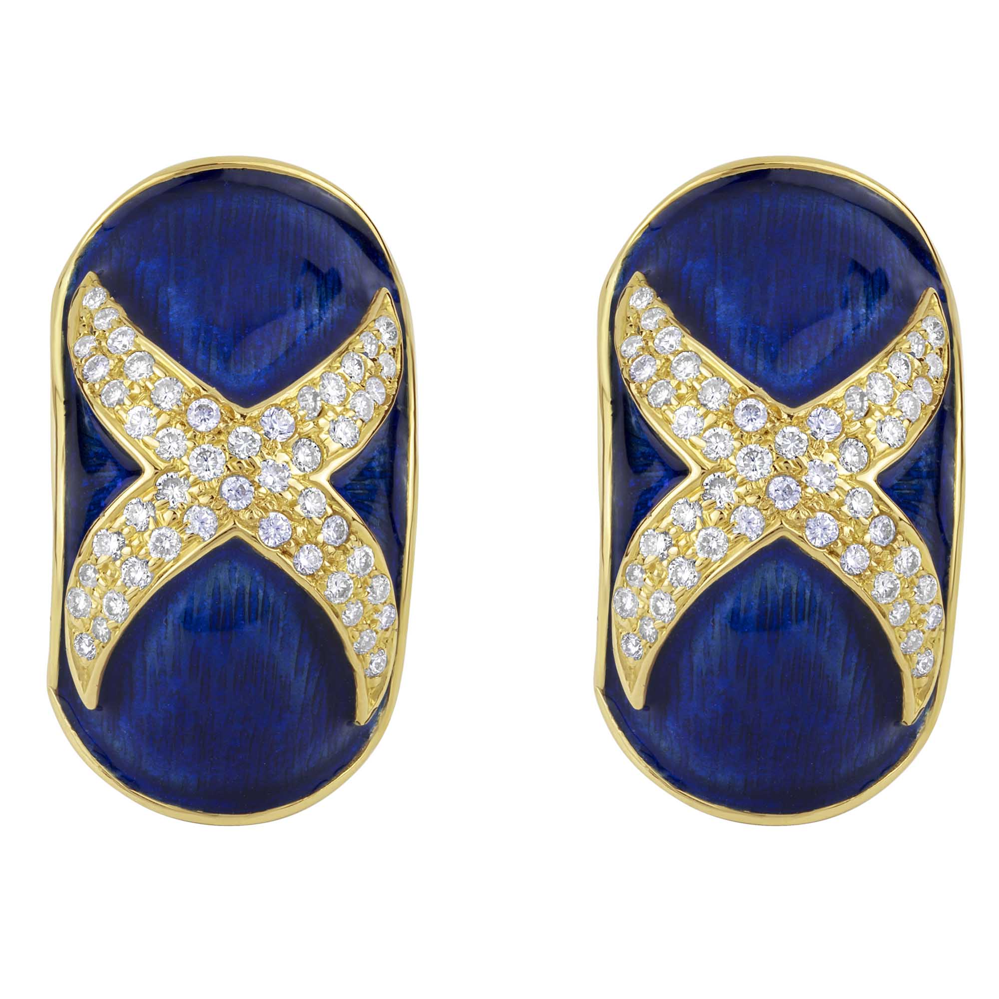 Earrings - Diamond (Enamel) | Singhvi Jewels