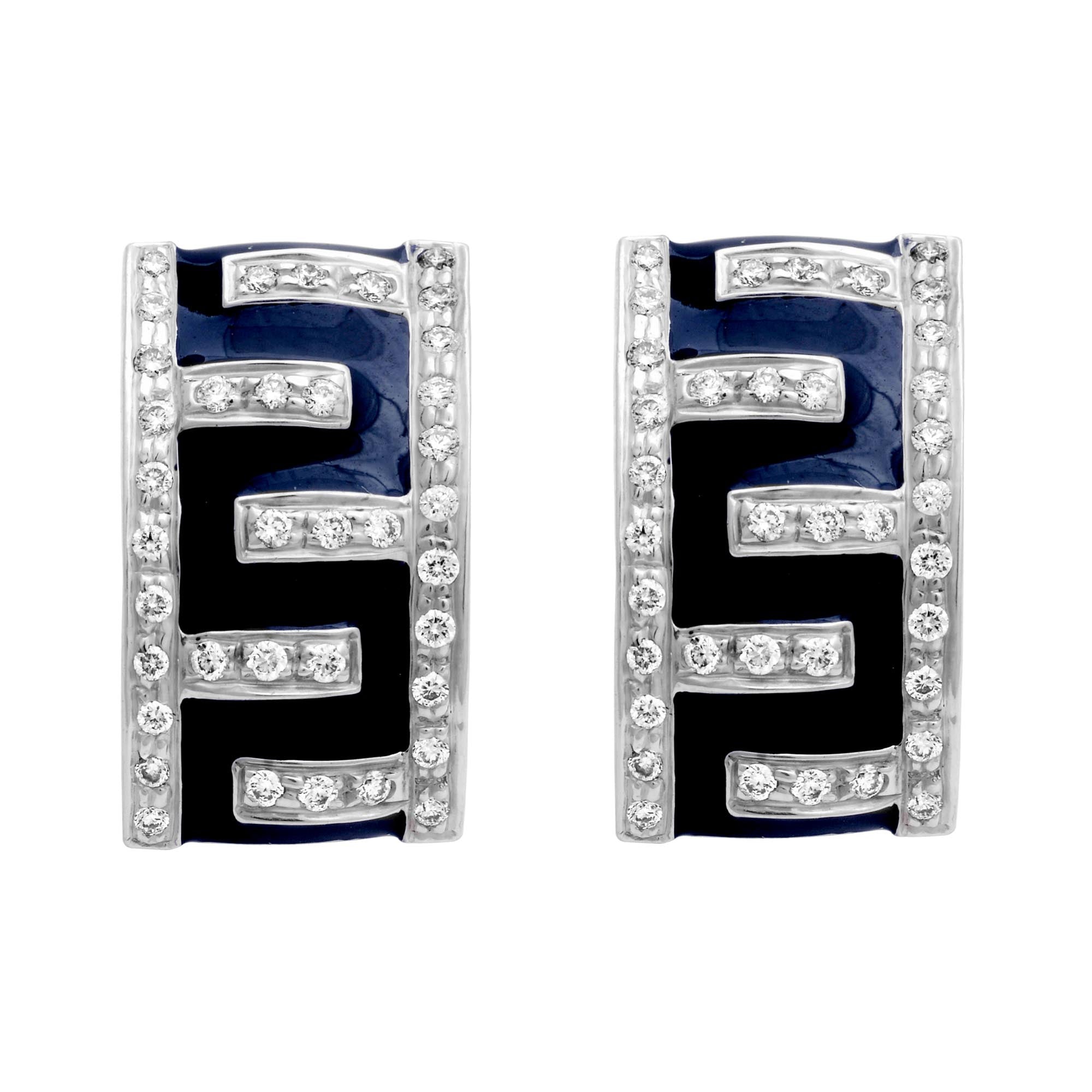 Earrings - Diamond (Enamel)