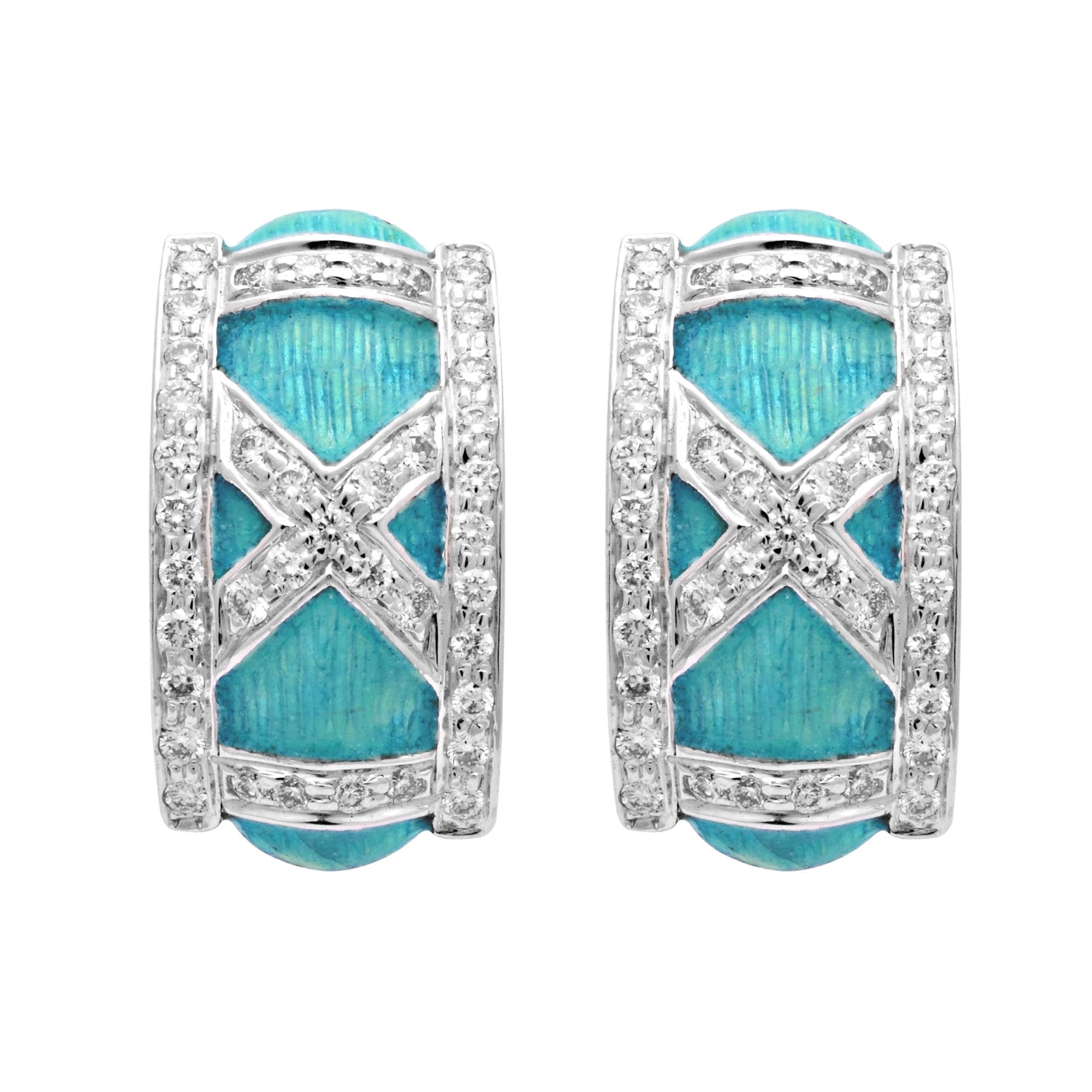 Earrings - Diamond (Enamel) | Singhvi Jewels