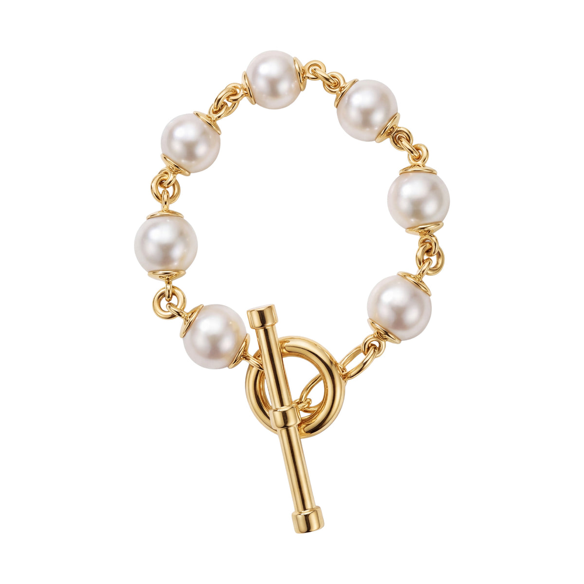 Toggle Bracelet - Pearl | Singhvi Jewels