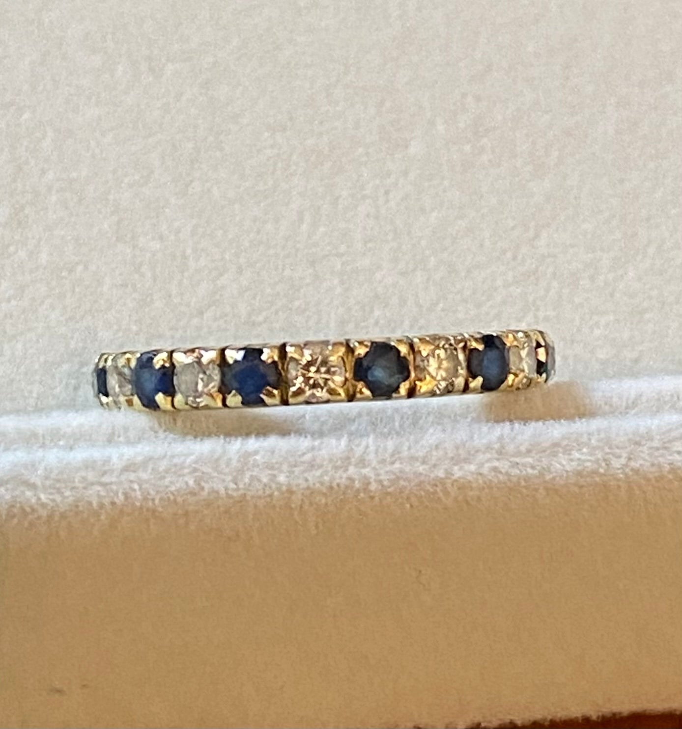 Repair - Ring - Blue Sapphire and Diamond | Singhvi Jewels