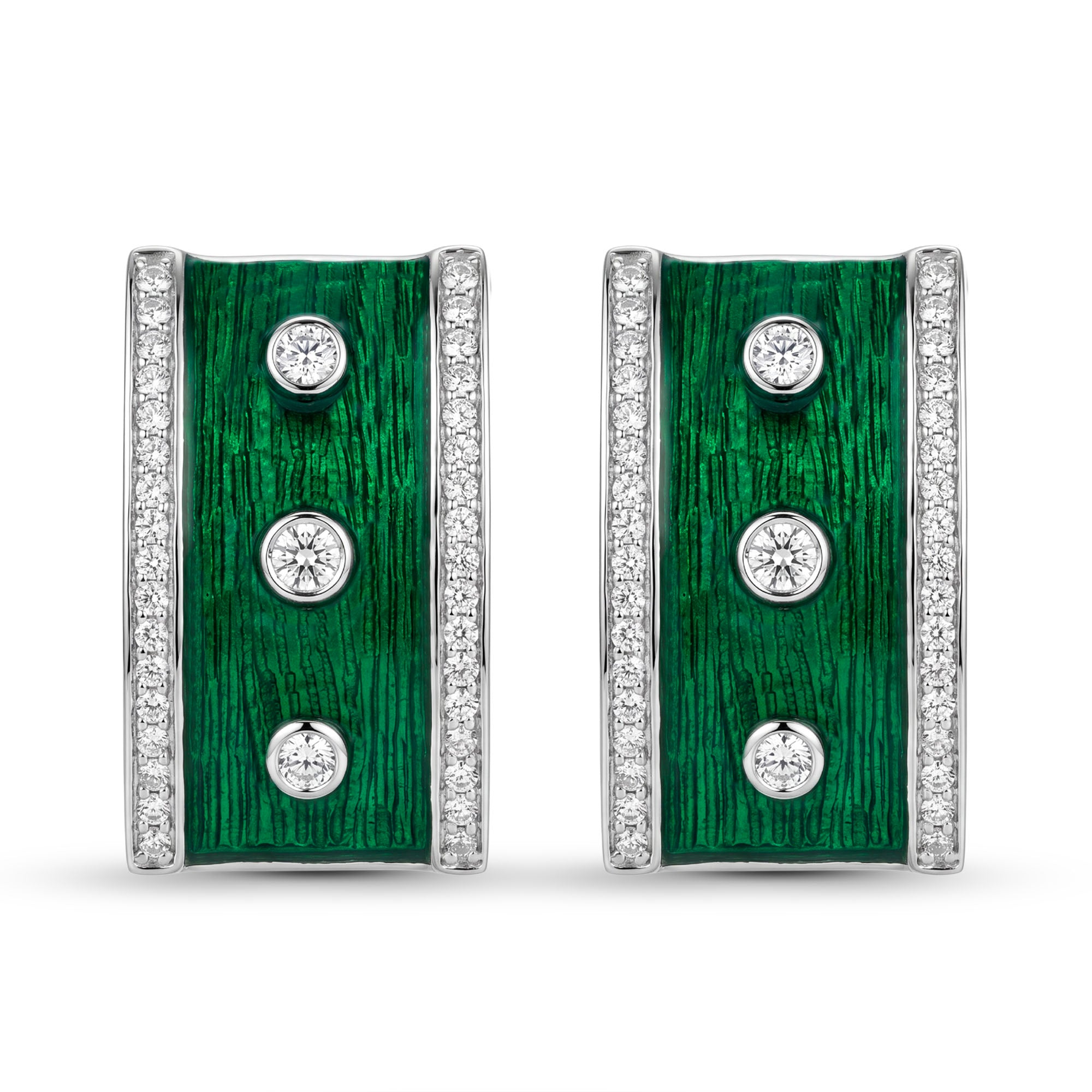 Earrings - Diamond (Enamel) | Singhvi Jewels