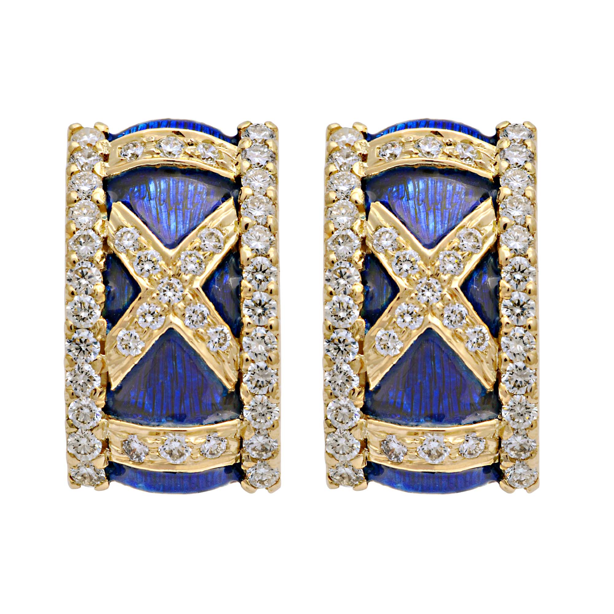 Earrings - Diamond (Enamel) | Singhvi Jewels