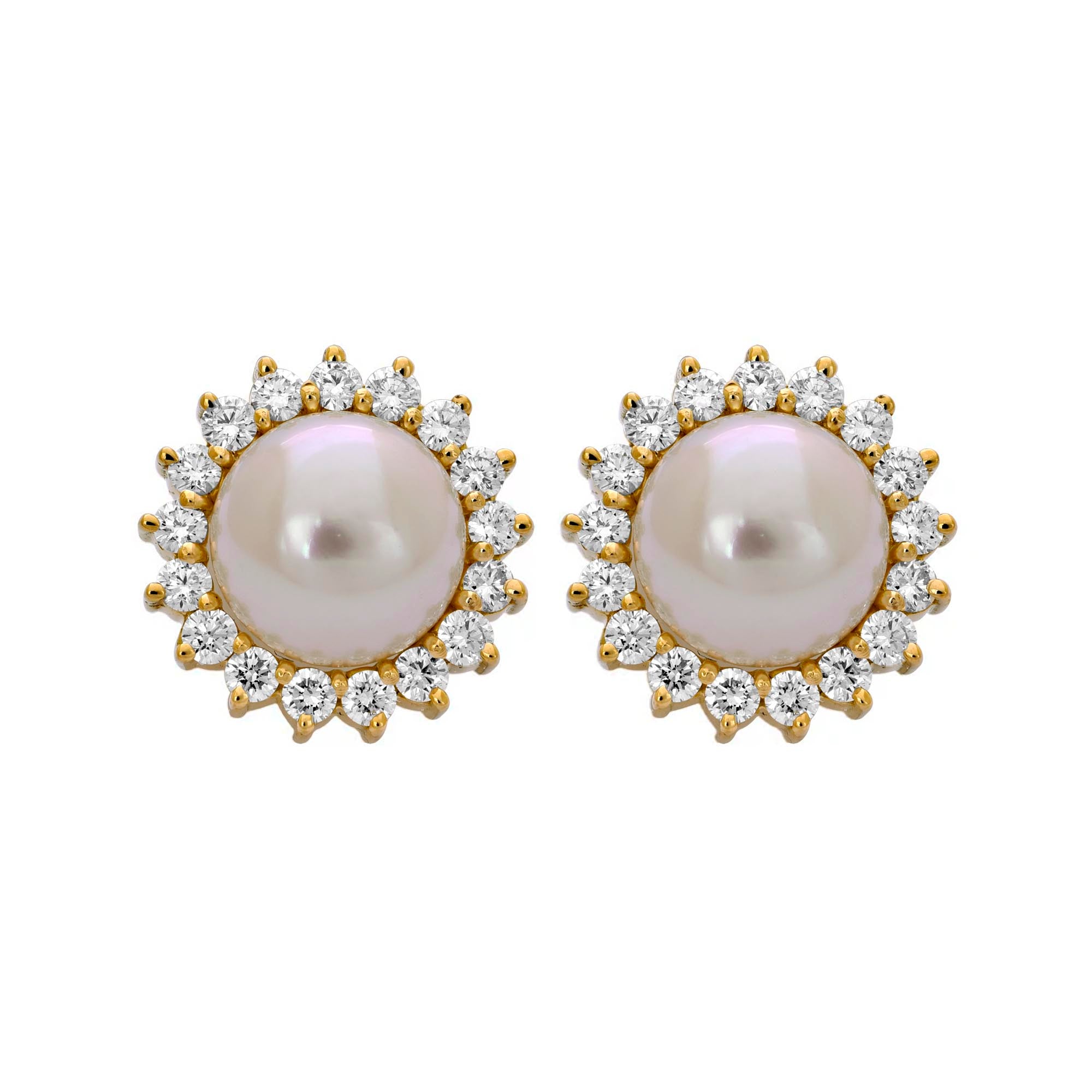 Earrings- South Sea Pearl and Diamond