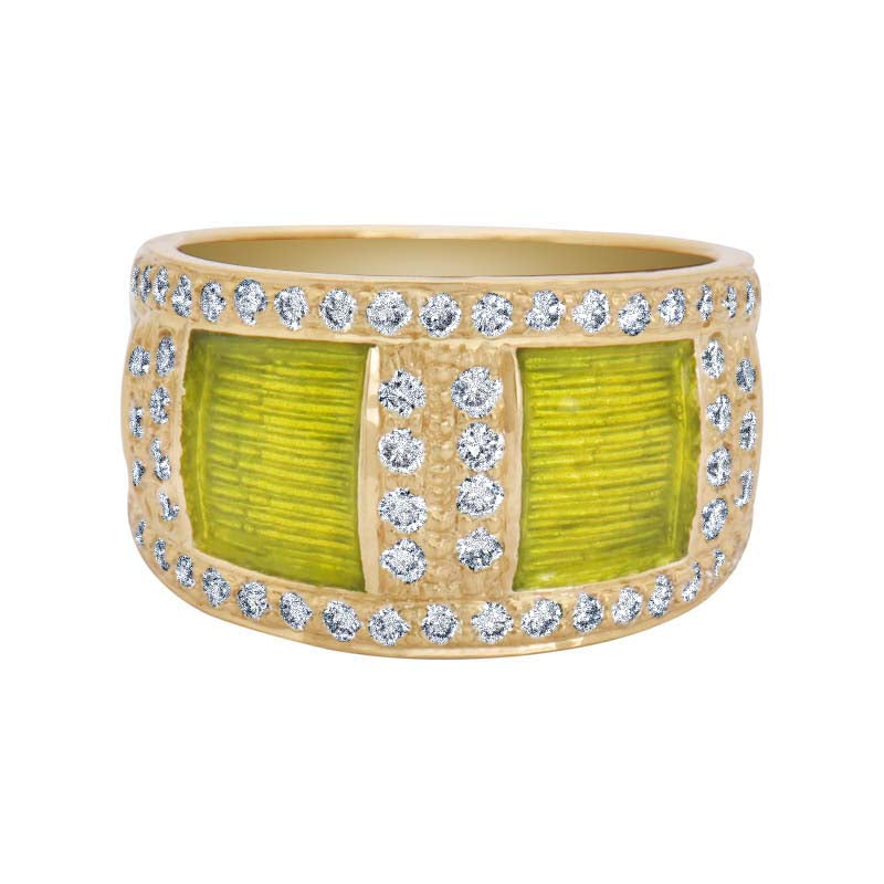 Ring- Diamond (Enamel) (2193D) | Singhvi Jewels