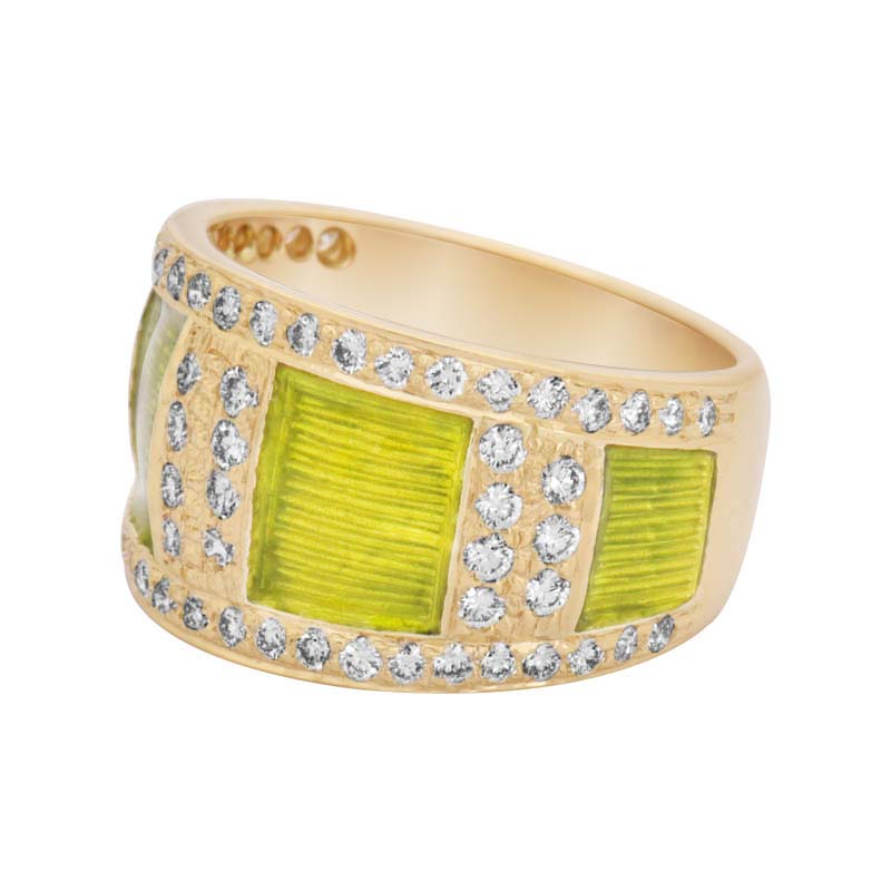 Ring - Diamond (Enamel) | Singhvi Jewels