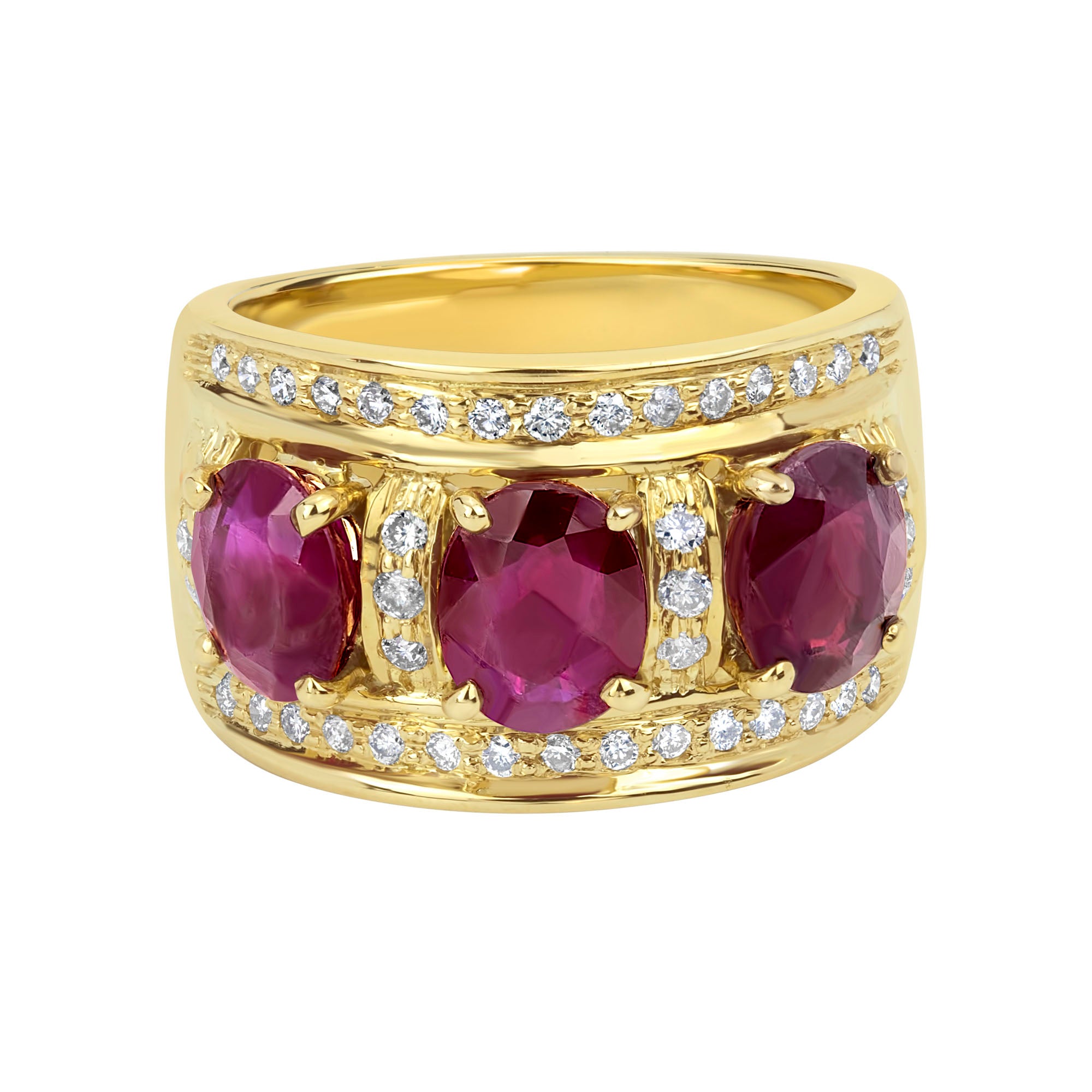 Repair - Ring - Ruby and Diamond (2238B) | Singhvi Jewels