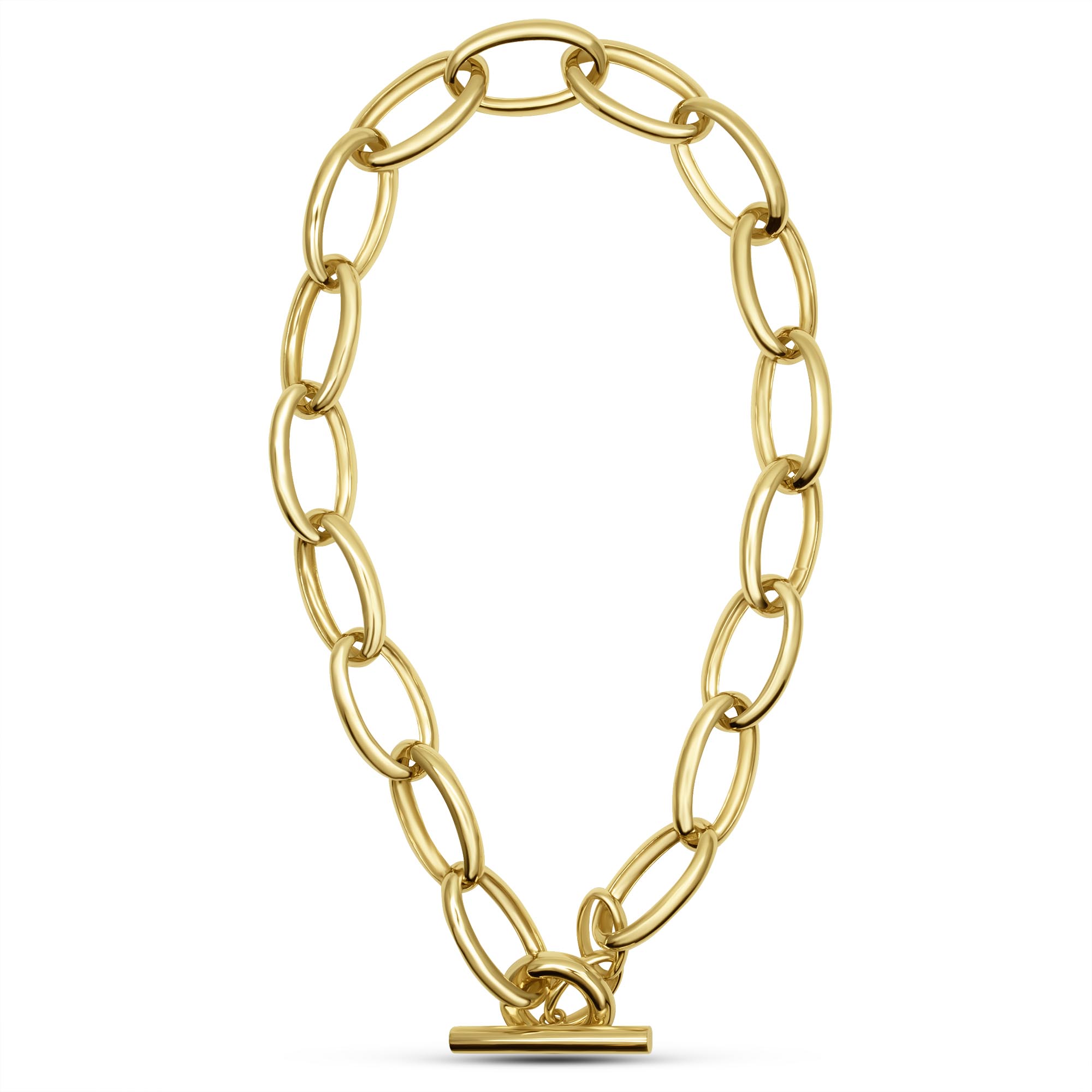 Toggle Necklace - Gold | Singhvi Jewels
