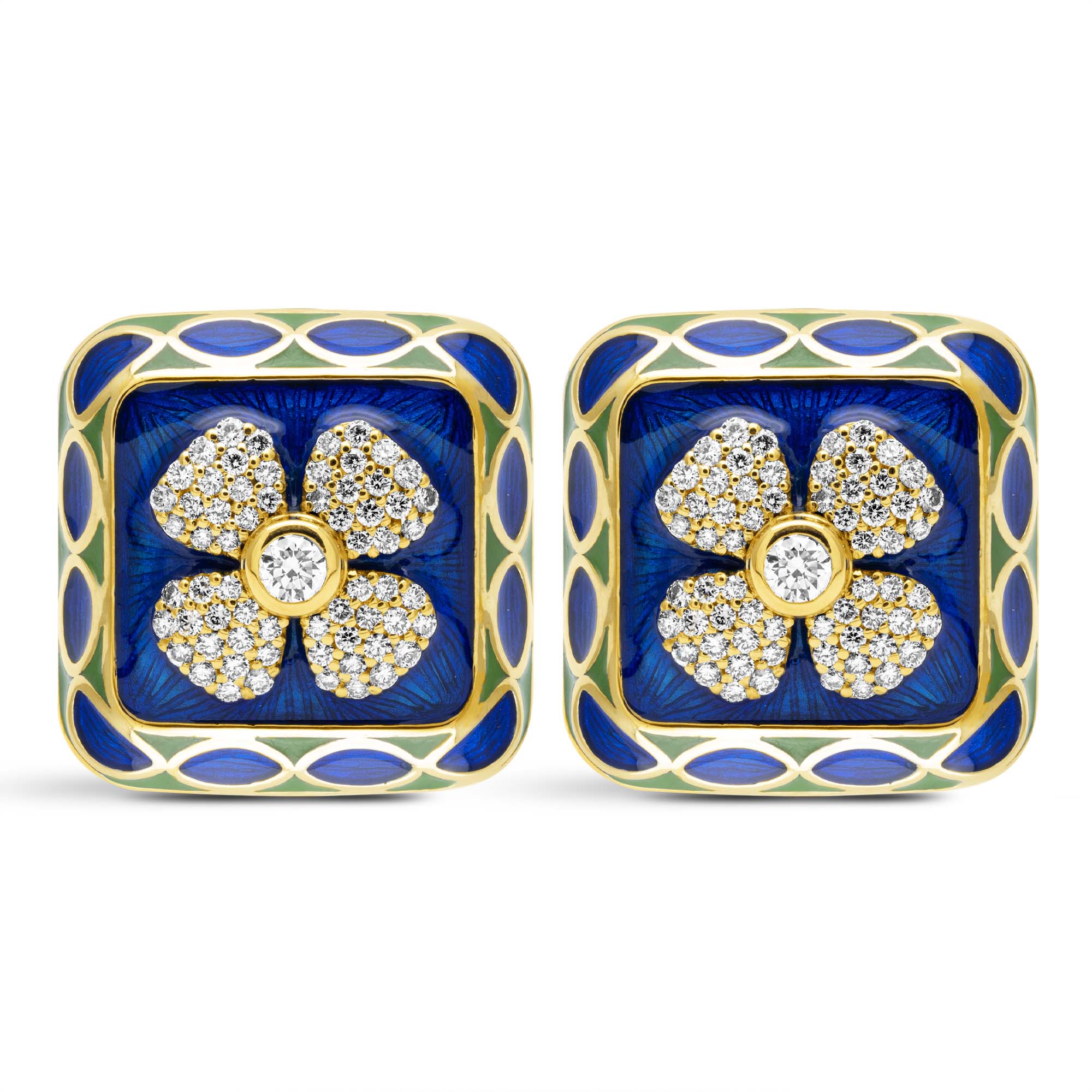 Earrings - Diamond (Enamel)