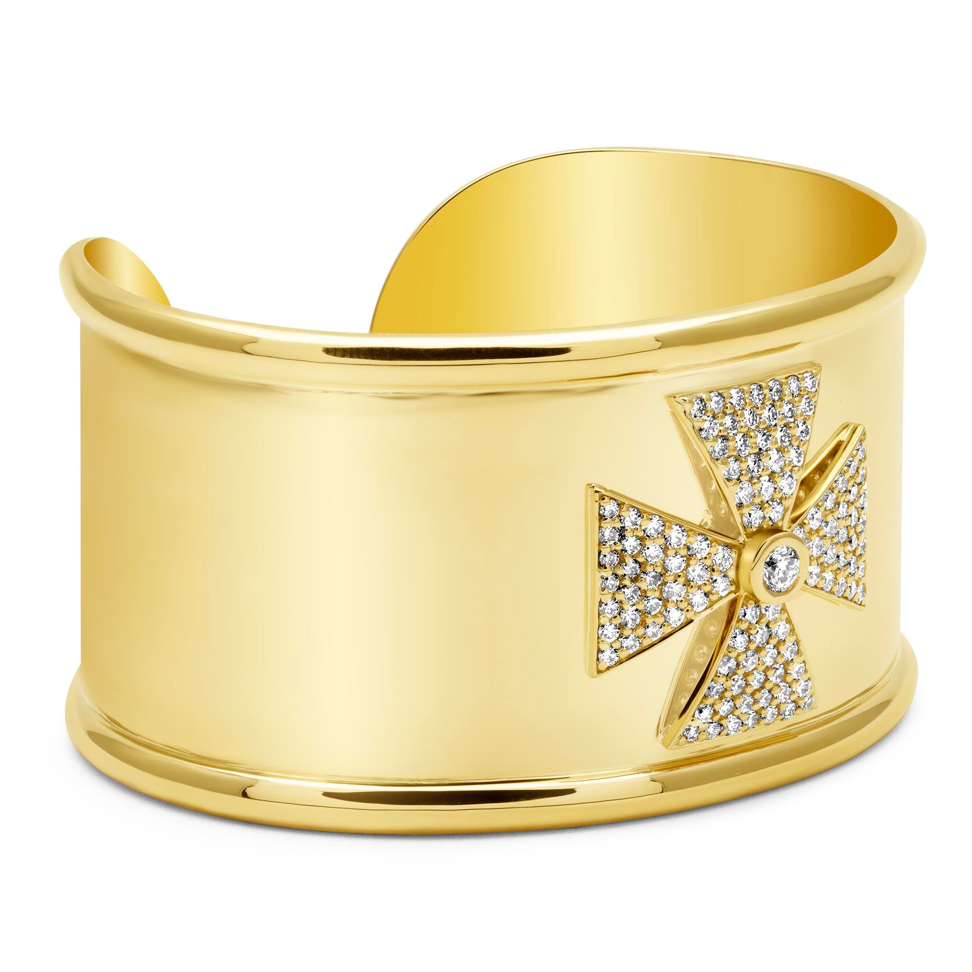 Cuff Bangle - Diamond