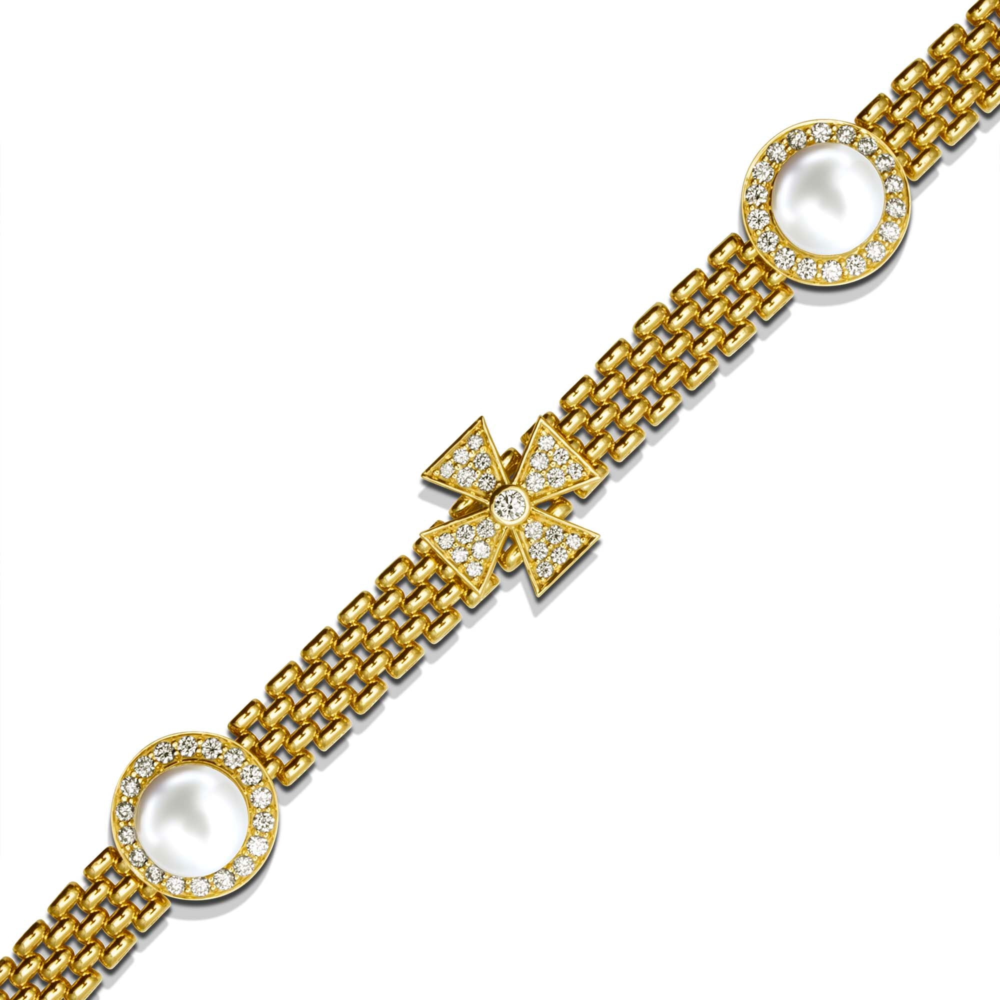 Bracelet - South Sea Pearl And Diamond