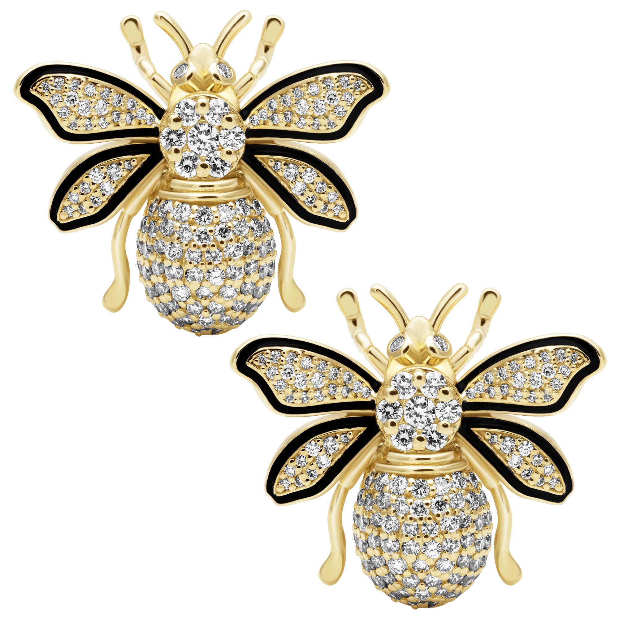 Earrings - Diamond (Enamel) | Singhvi Jewels