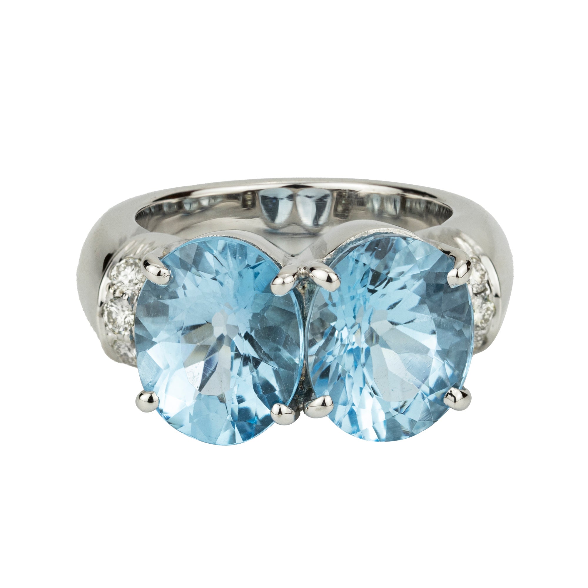 Repair - Ring - Blue Topaz and Diamond (299GS) | Singhvi Jewels