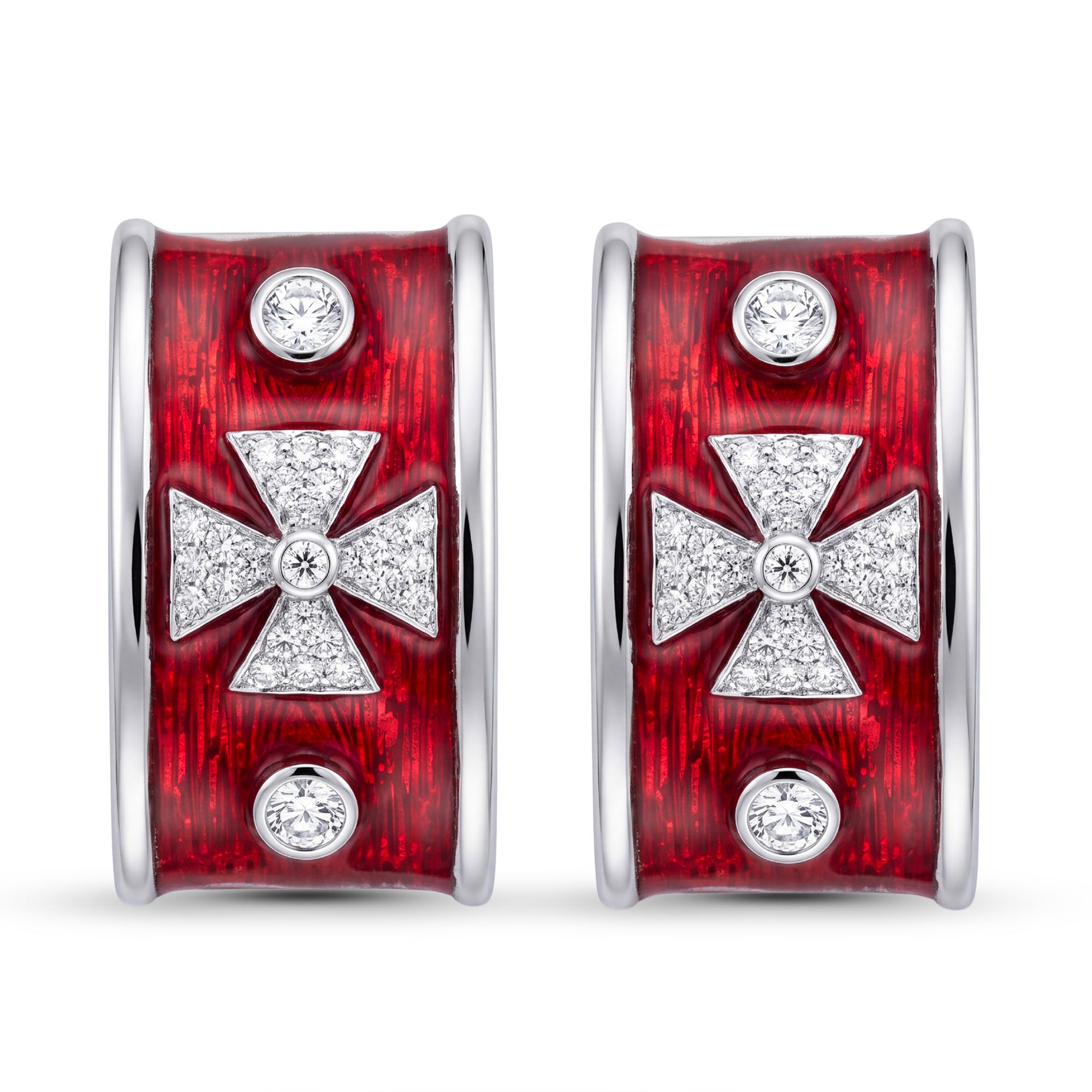 Earrings - Diamond (Enamel) | Singhvi Jewels