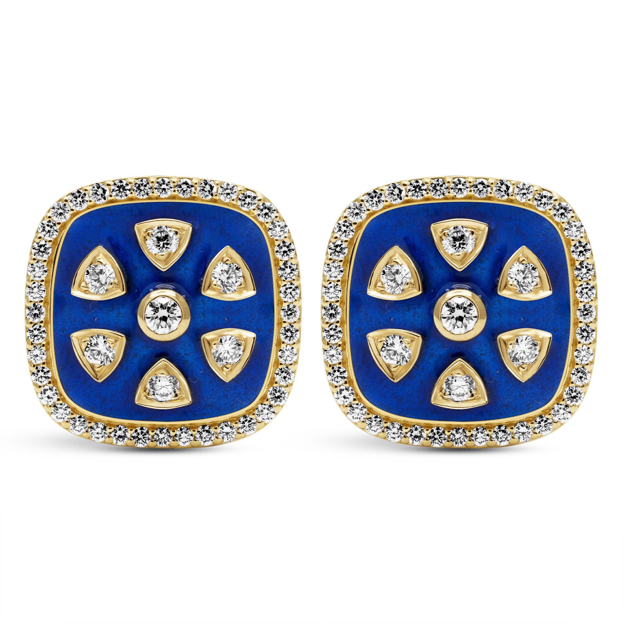 Earrings - Diamond (Enamel) | Singhvi Jewels