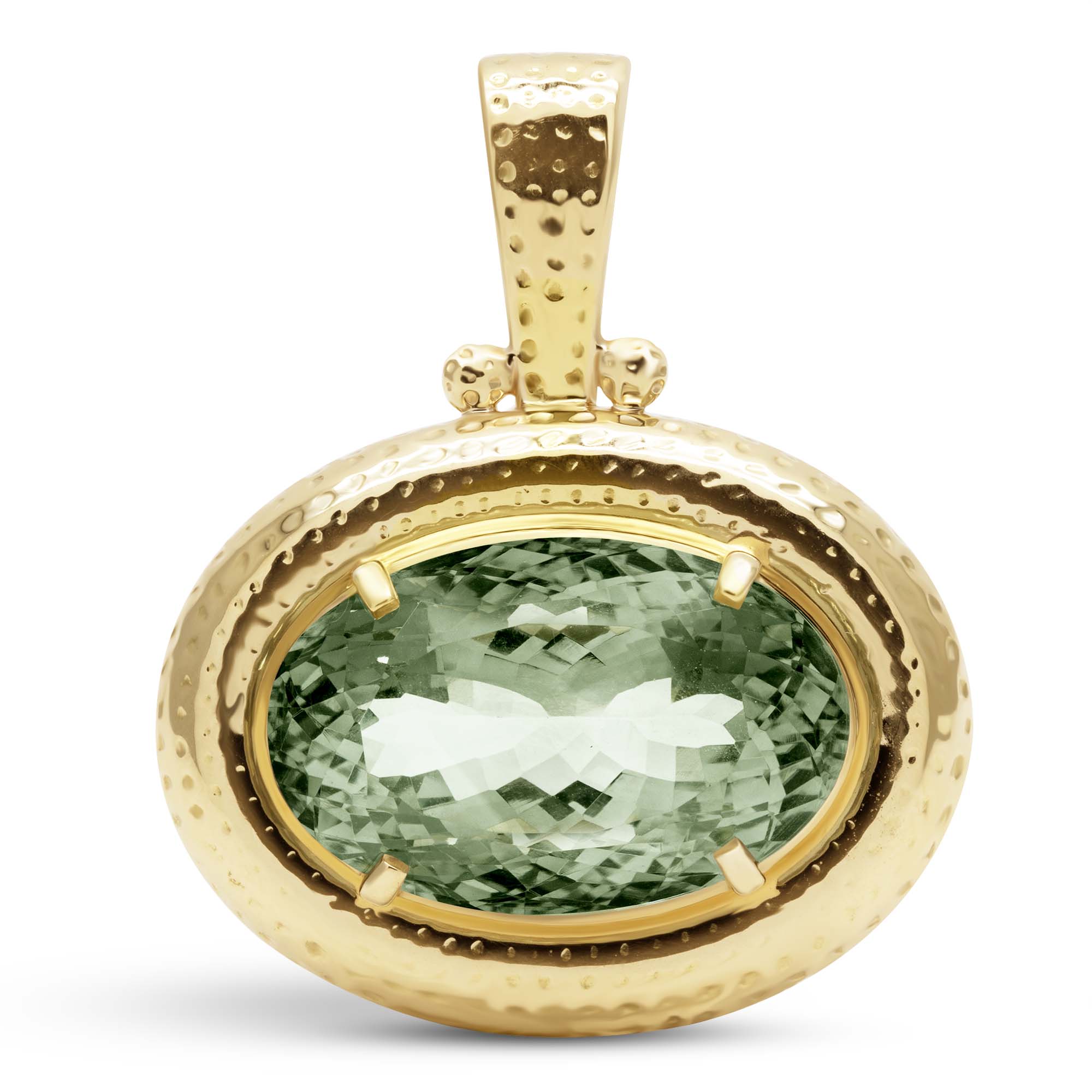 Pendant - Green Quartz (2428B) | Singhvi Jewels