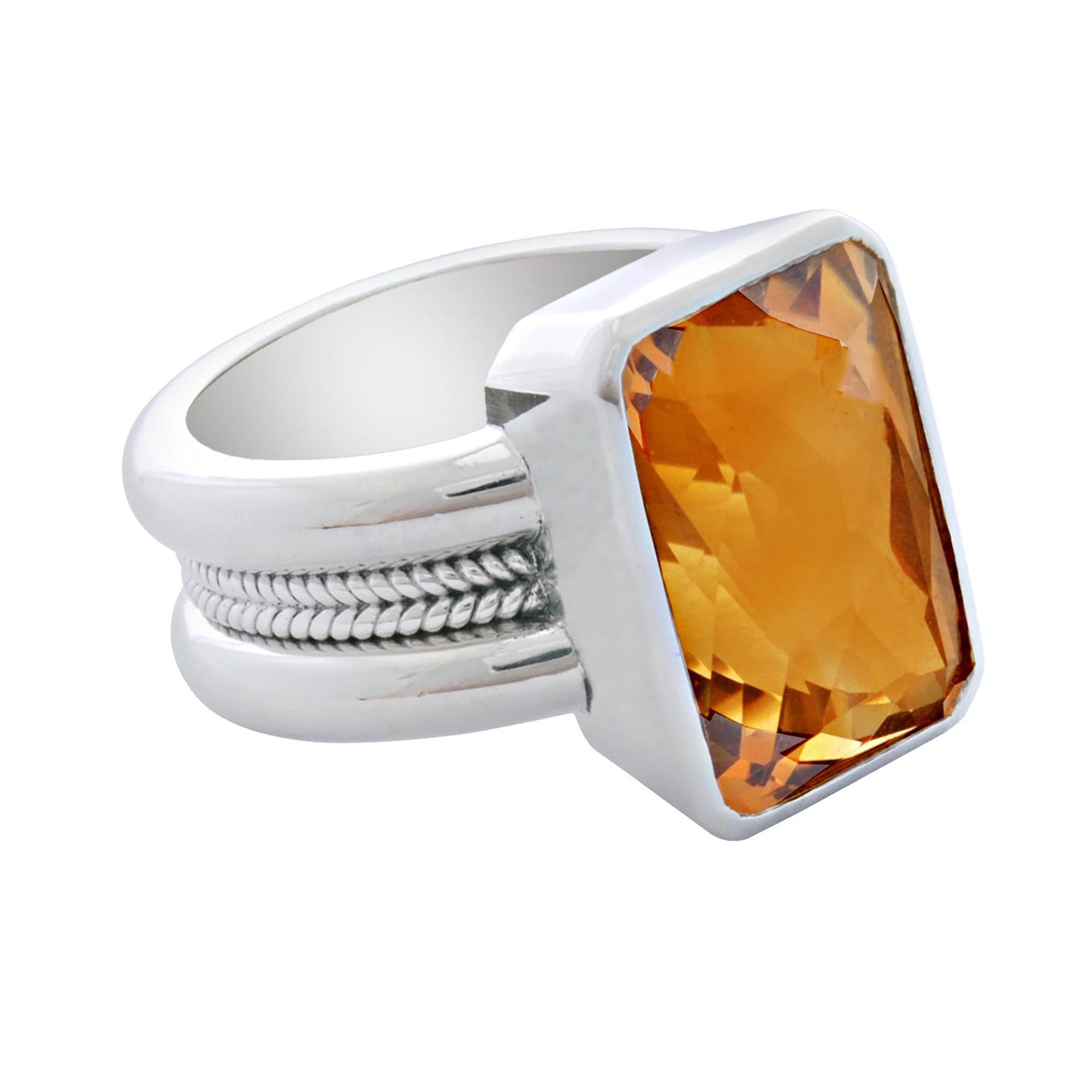 Ring - Citrine | Singhvi Jewels