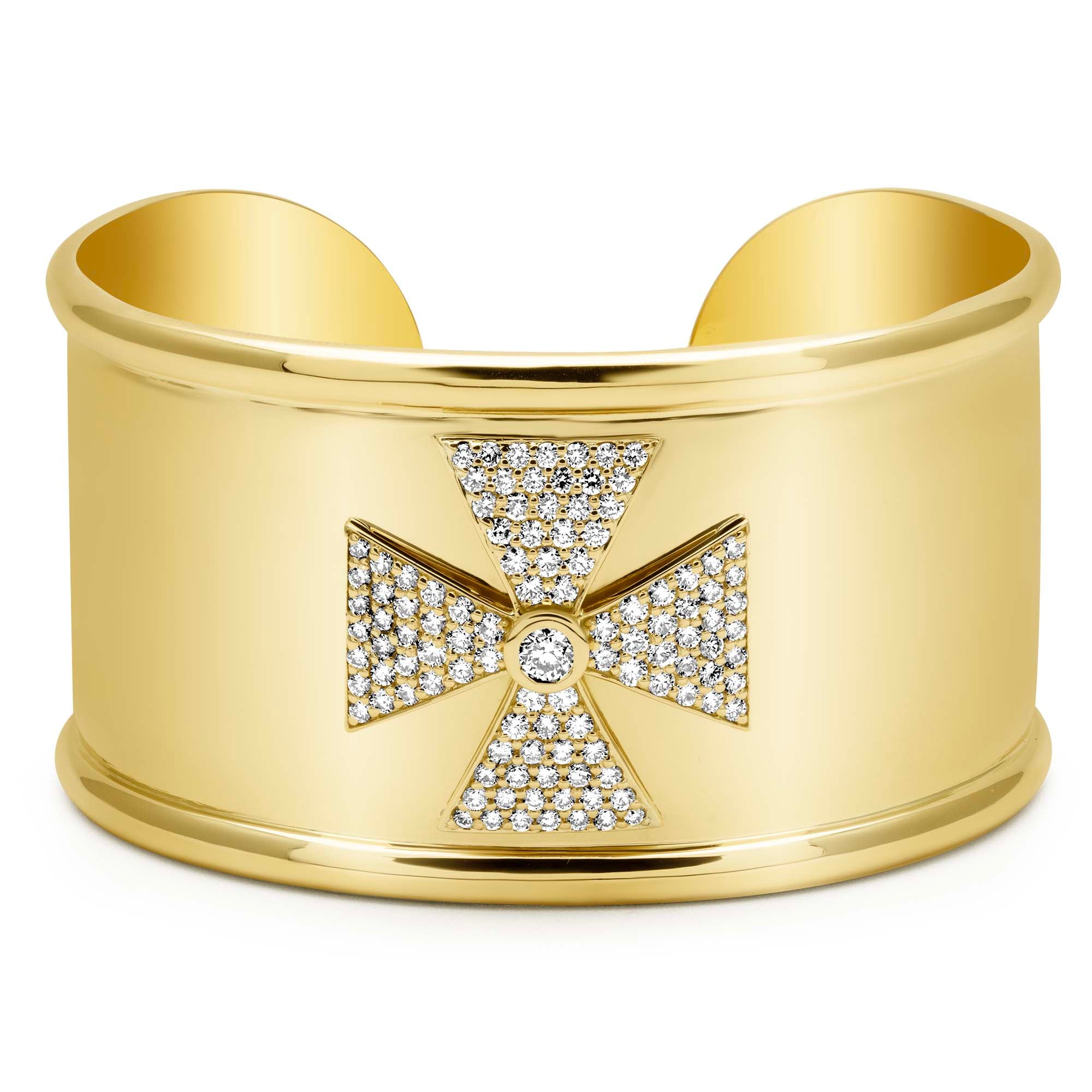Cuff Bangle - Diamond | Singhvi Jewels