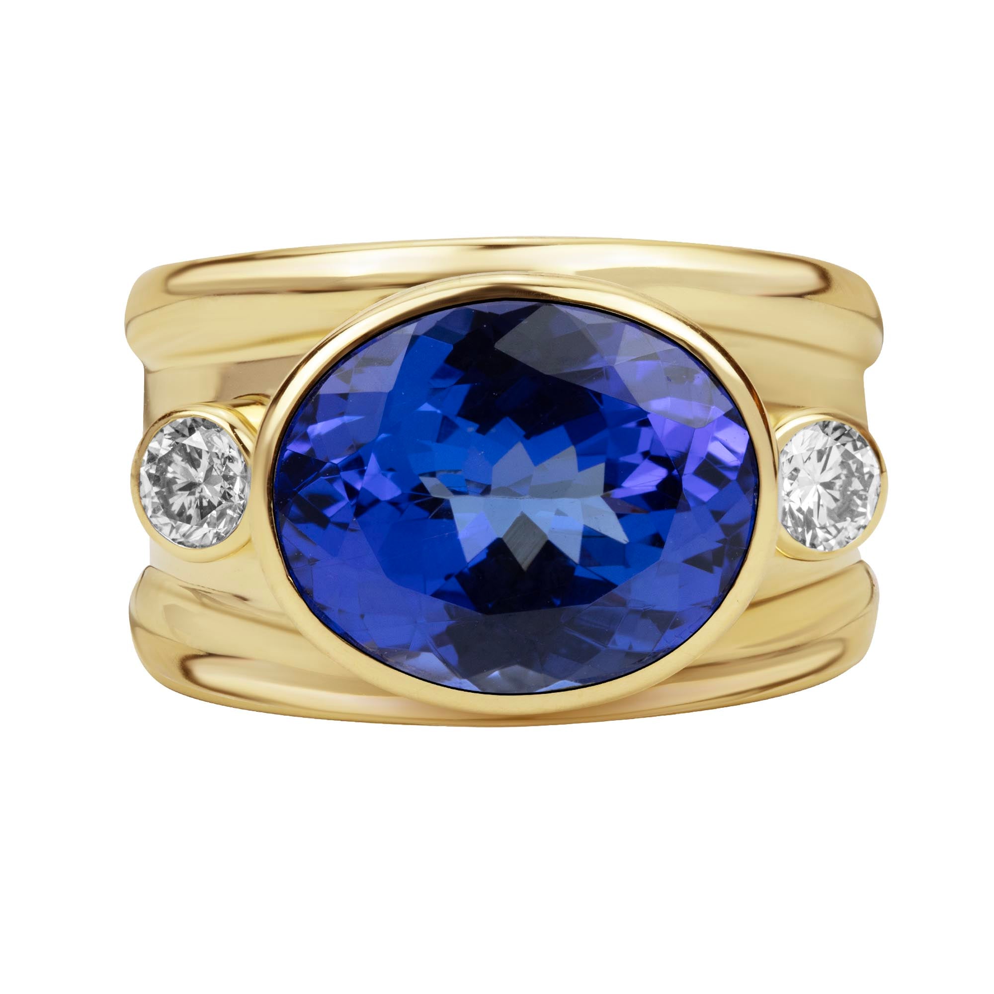 Ring - Tanzanite And Diamond | Singhvi Jewels