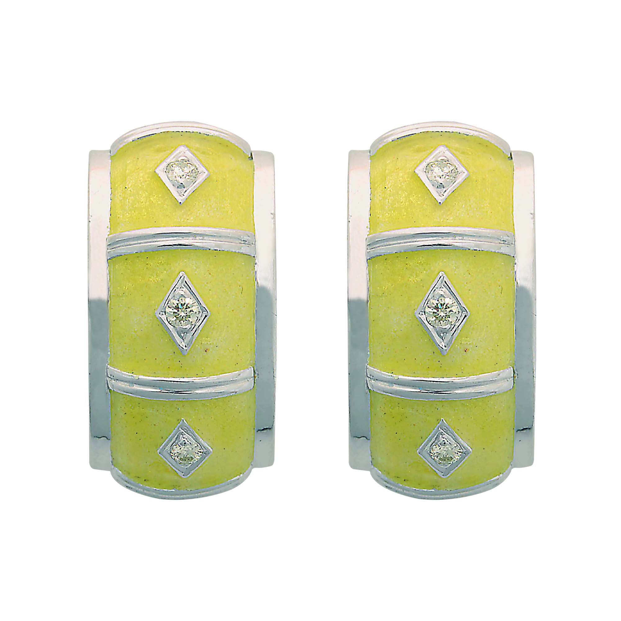 Earrings - Diamond (Enamel) | Singhvi Jewels