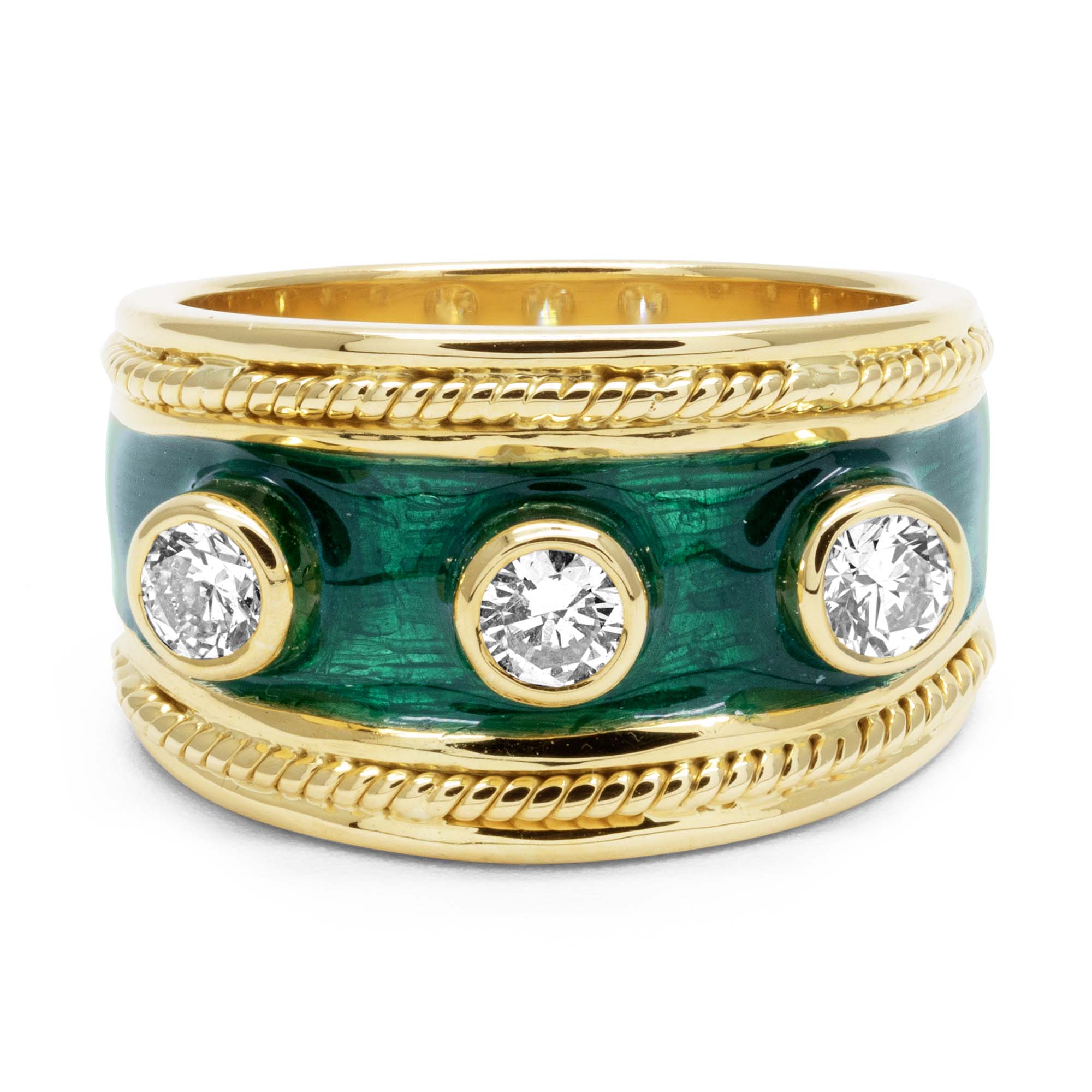 Ring - Diamond (Enamel) | Singhvi Jewels