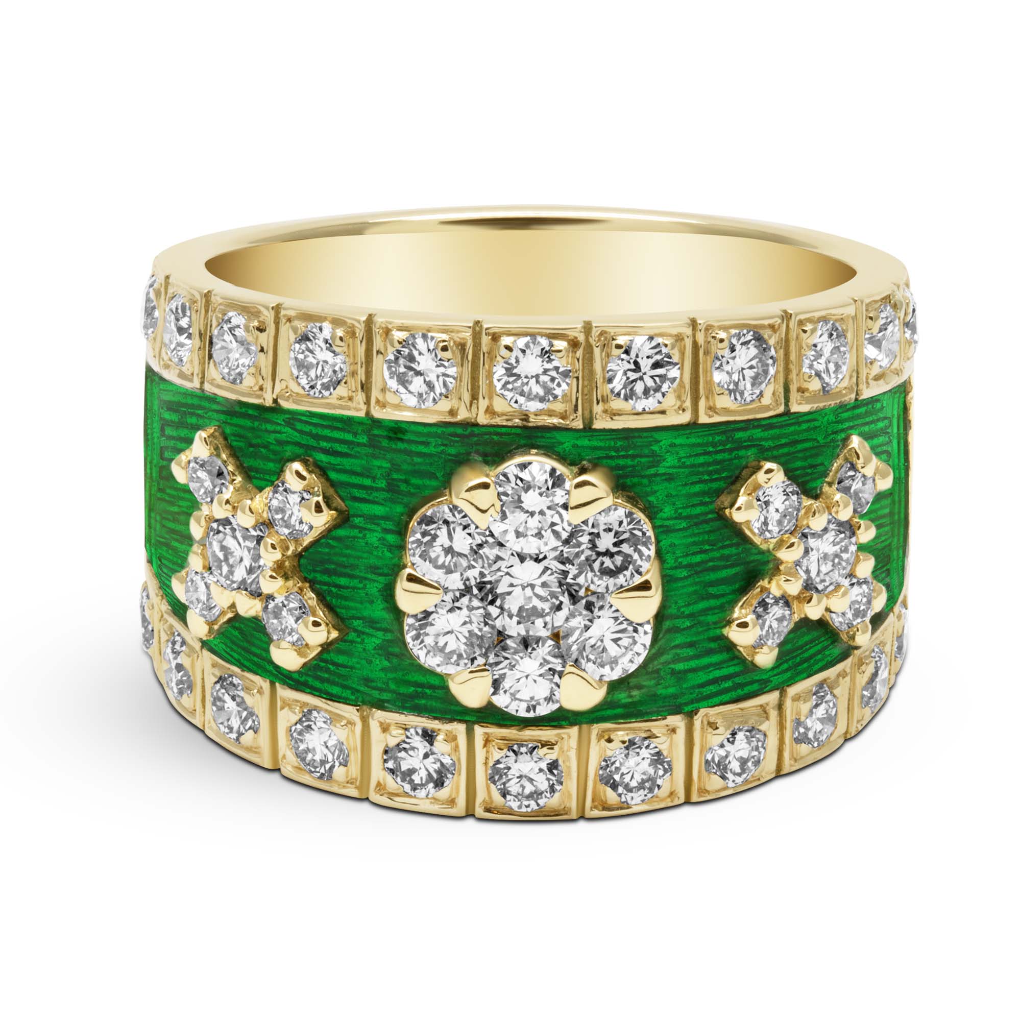 Ring - Diamond (Enamel) | Singhvi Jewels