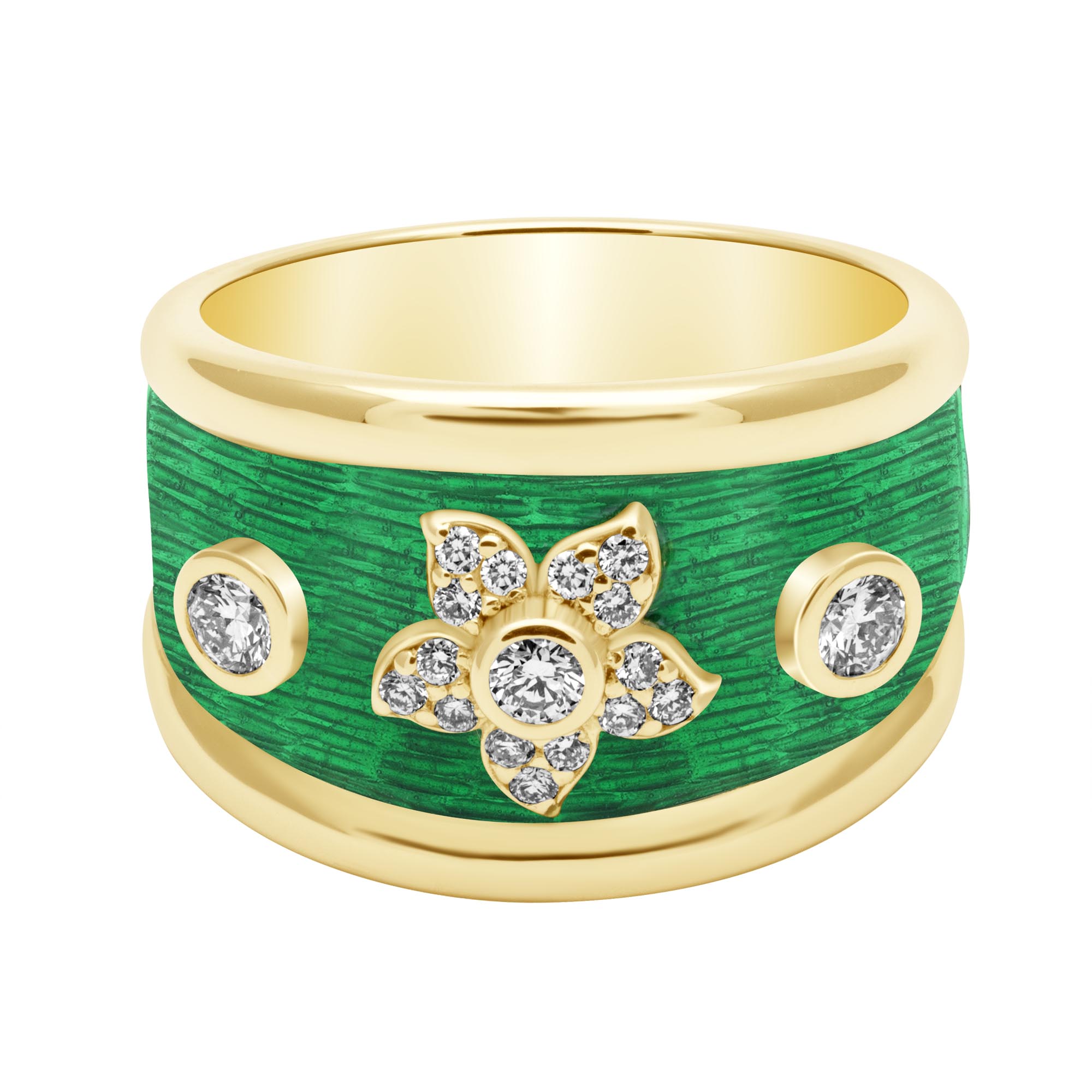 Ring - Diamond (Enamel) (2401D) | Singhvi Jewels