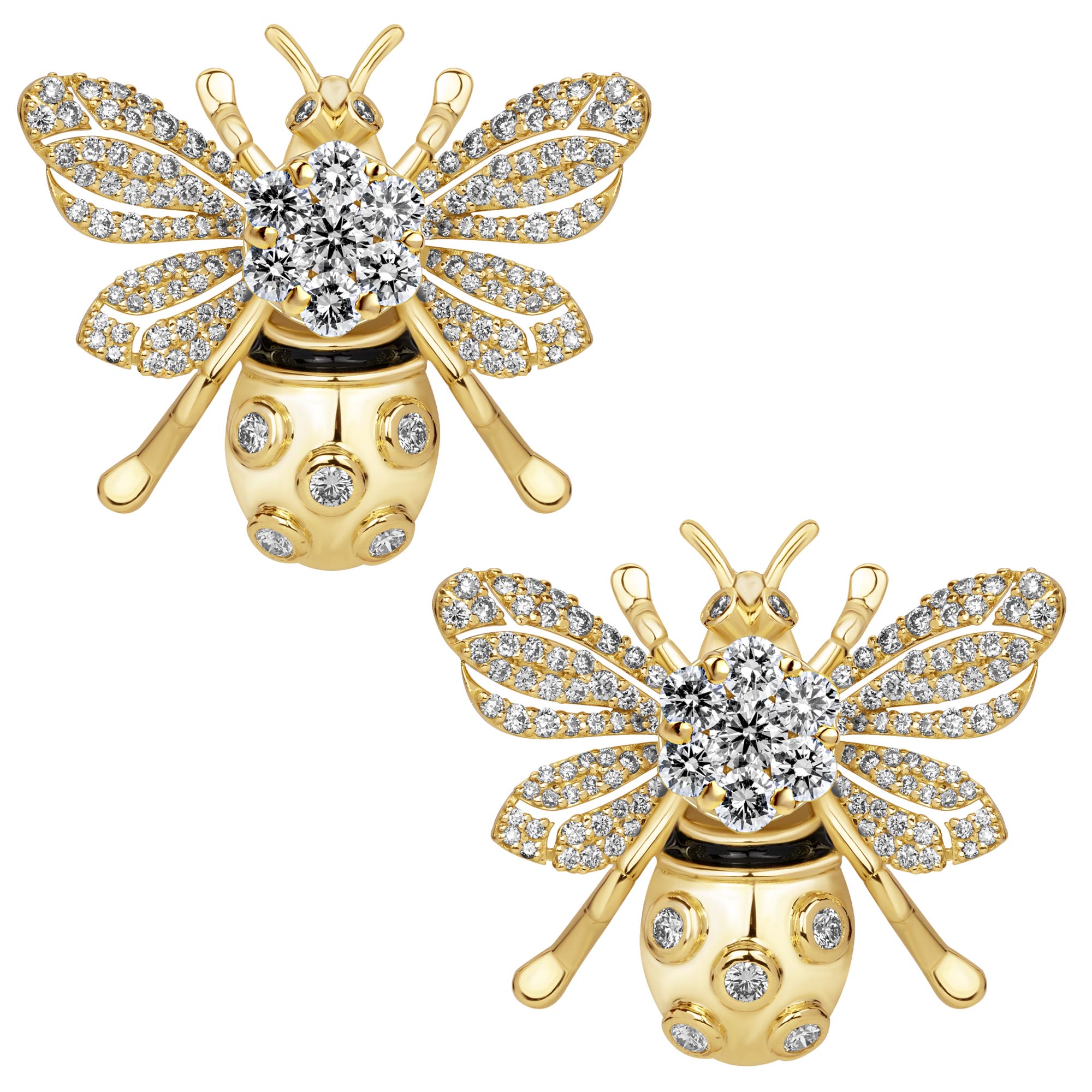 Earrings - Diamond (Enamel) | Singhvi Jewels