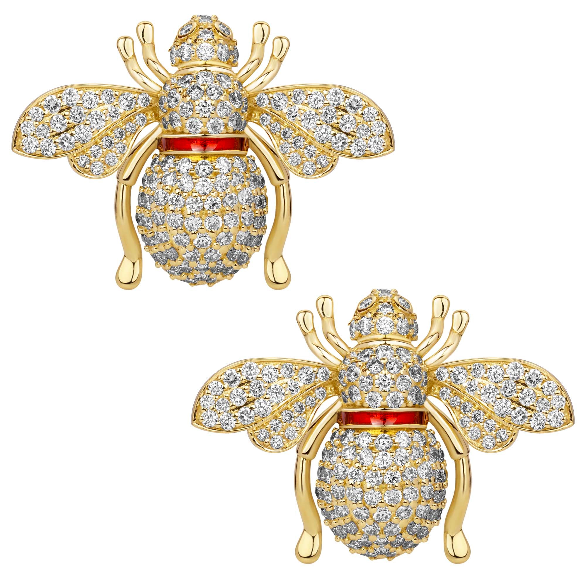 Earrings - Diamond (enamel) (2392C) | Singhvi Jewels