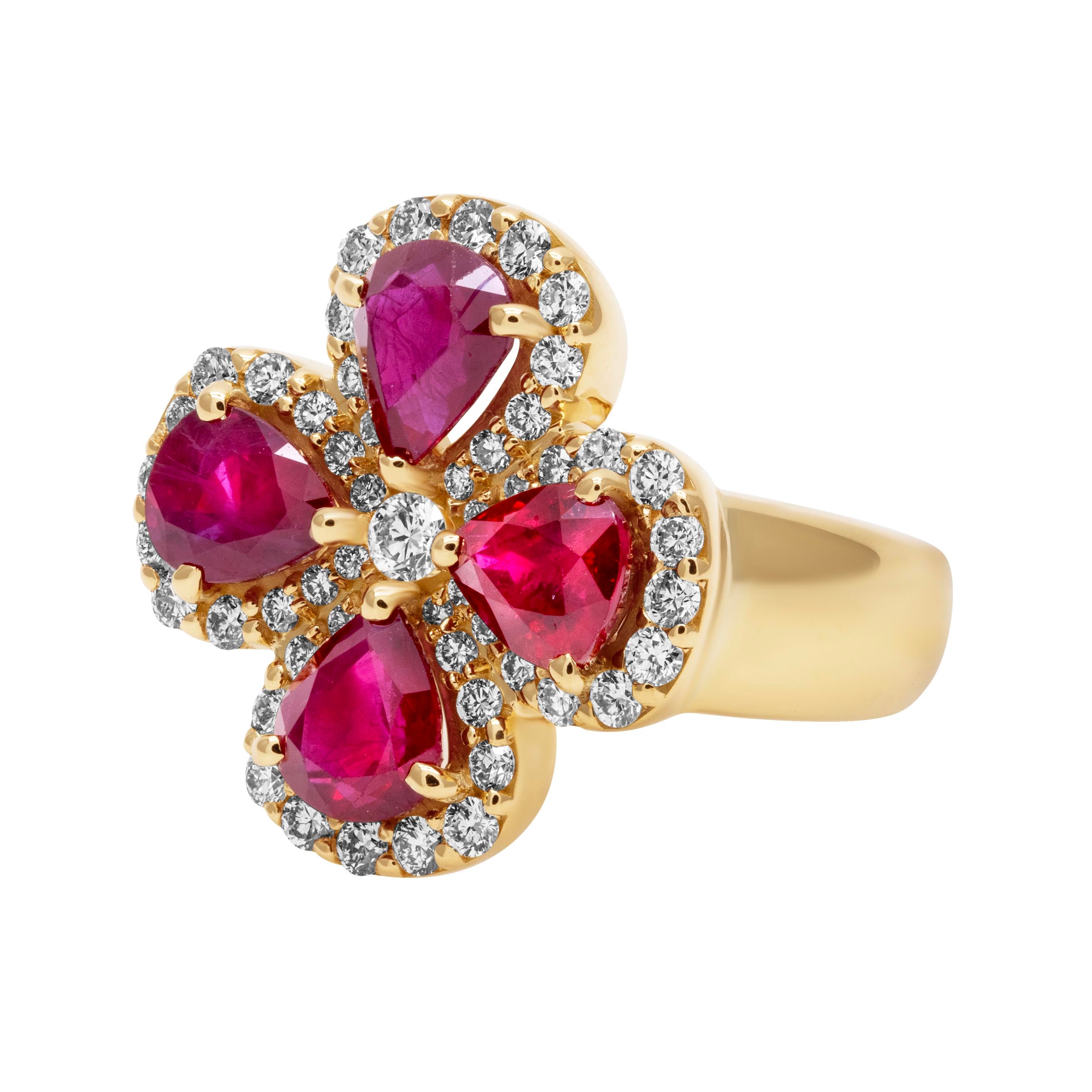 Ring - Ruby And Diamond (2383C) | Singhvi Jewels