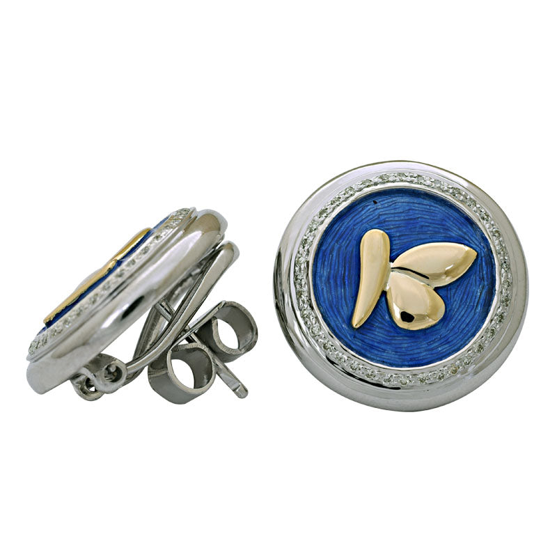 Earrings-Diamond (Enamel) | Singhvi Jewels