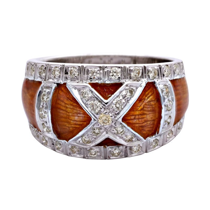 Ring-Diamond (Enamel) | Singhvi Jewels