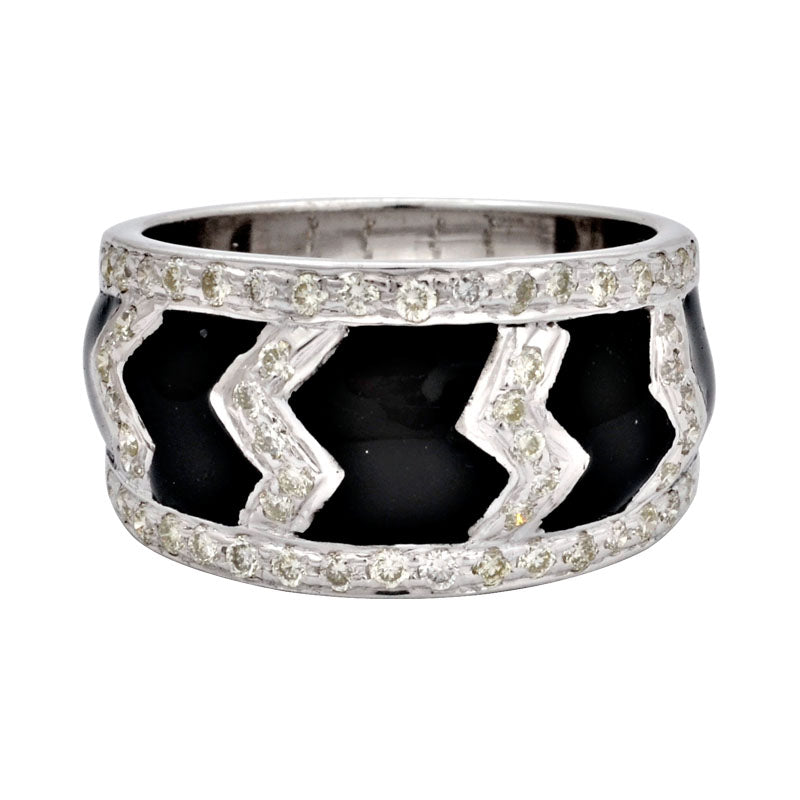 Ring-Diamond (Enamel) | Singhvi Jewels