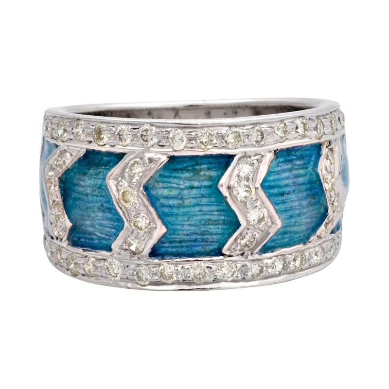 Ring - Diamond (Enamel) | Singhvi Jewels