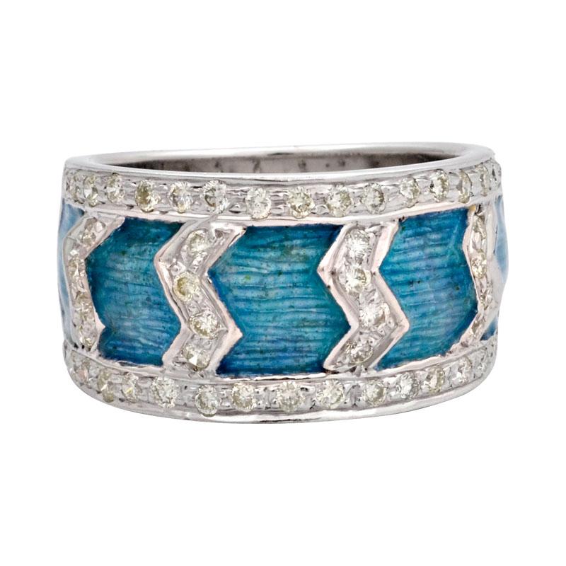 Ring-Diamond (Enamel) (147NS) | Singhvi Jewels