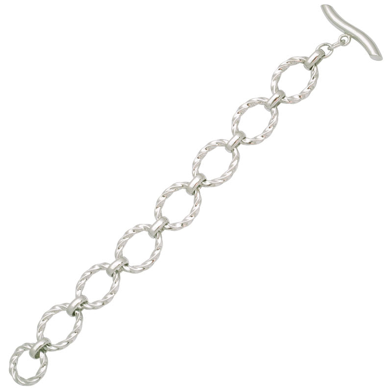 Toggle Bracelet-Sterling Silver | Singhvi Jewels