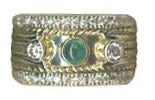 Repair - Ring - Emerald and Diamond (1672L) | Singhvi Jewels