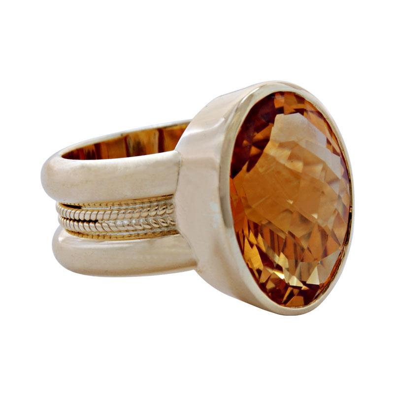 Ring-Citrine (1826M) | Singhvi Jewels