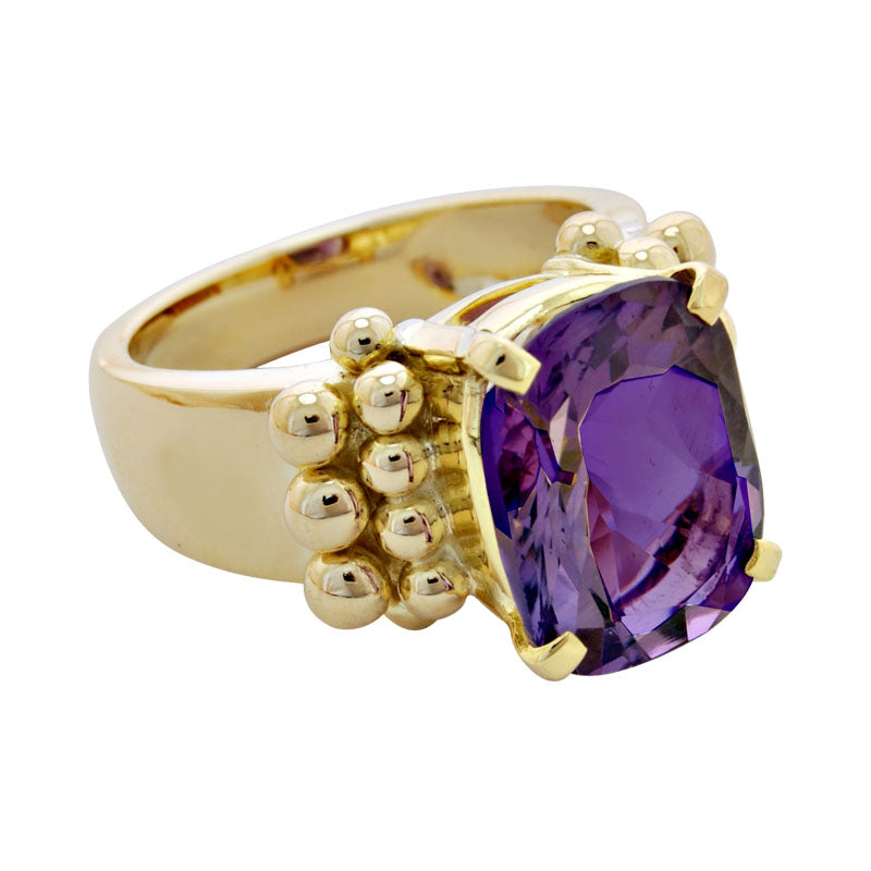 Ring-Amethyst | Singhvi Jewels