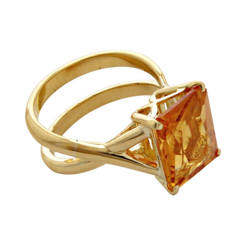 Ring-Citrine (1872L) | Singhvi Jewels
