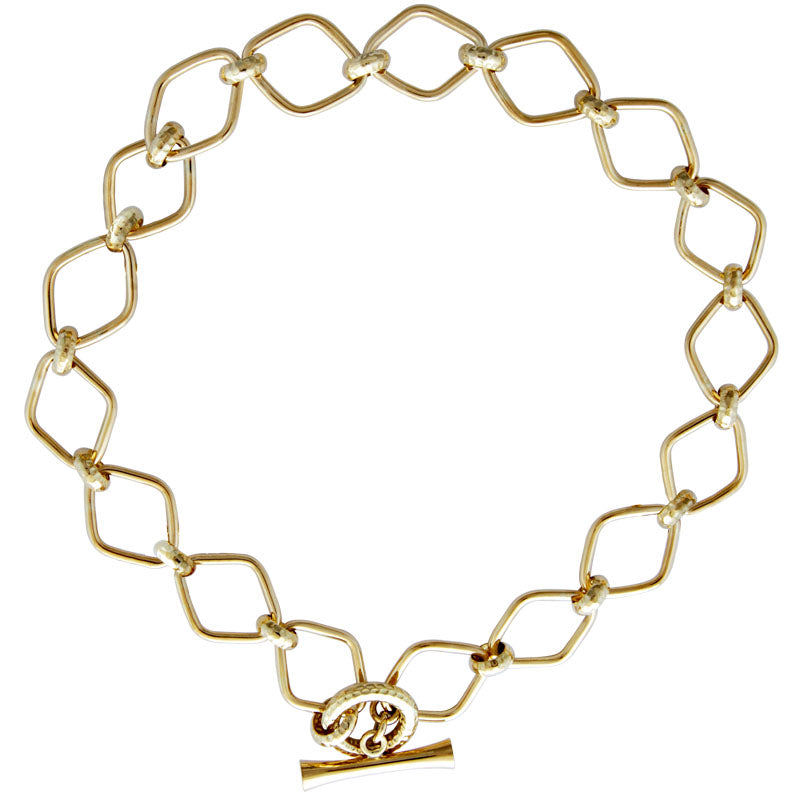 Toggle Necklace - Gold | Singhvi Jewels