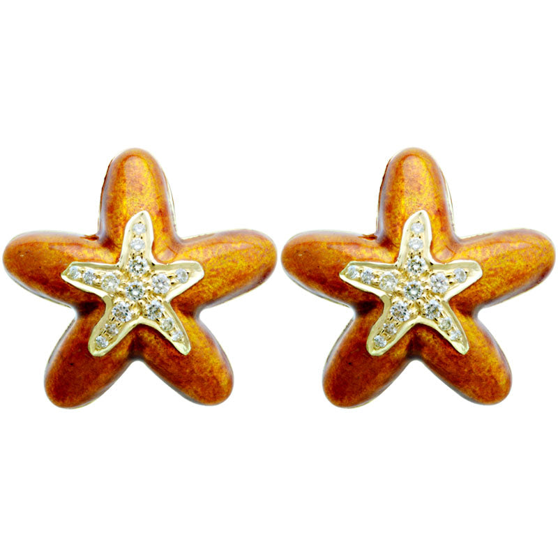Earrings-Diamond (Enamel) | Singhvi Jewels