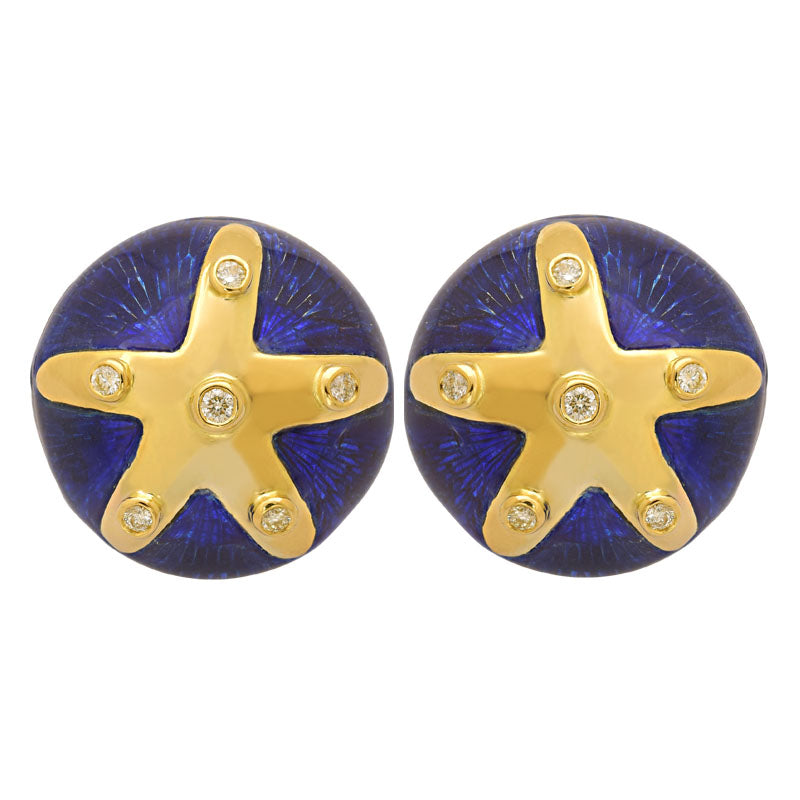 Earrings-Diamond (Enamel) | Singhvi Jewels