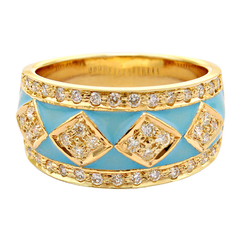 Ring - Diamond (Enamel) | Singhvi Jewels