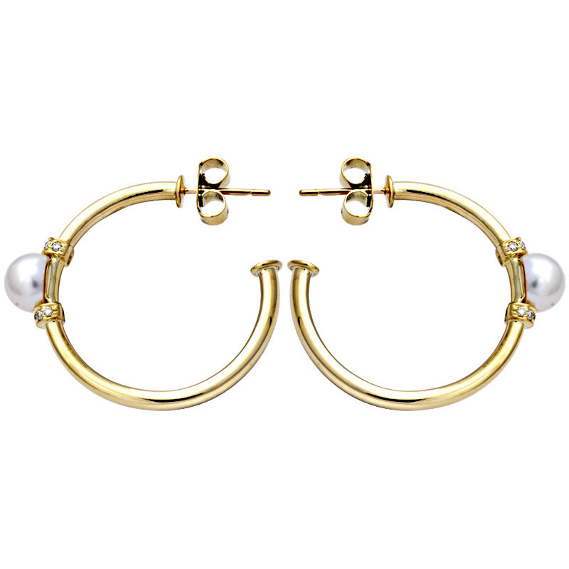 Earrings - South Sea Pearl and Diamond | Singhvi Jewels