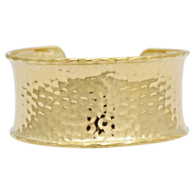 Cuff Bangle - Plain Gold | Singhvi Jewels