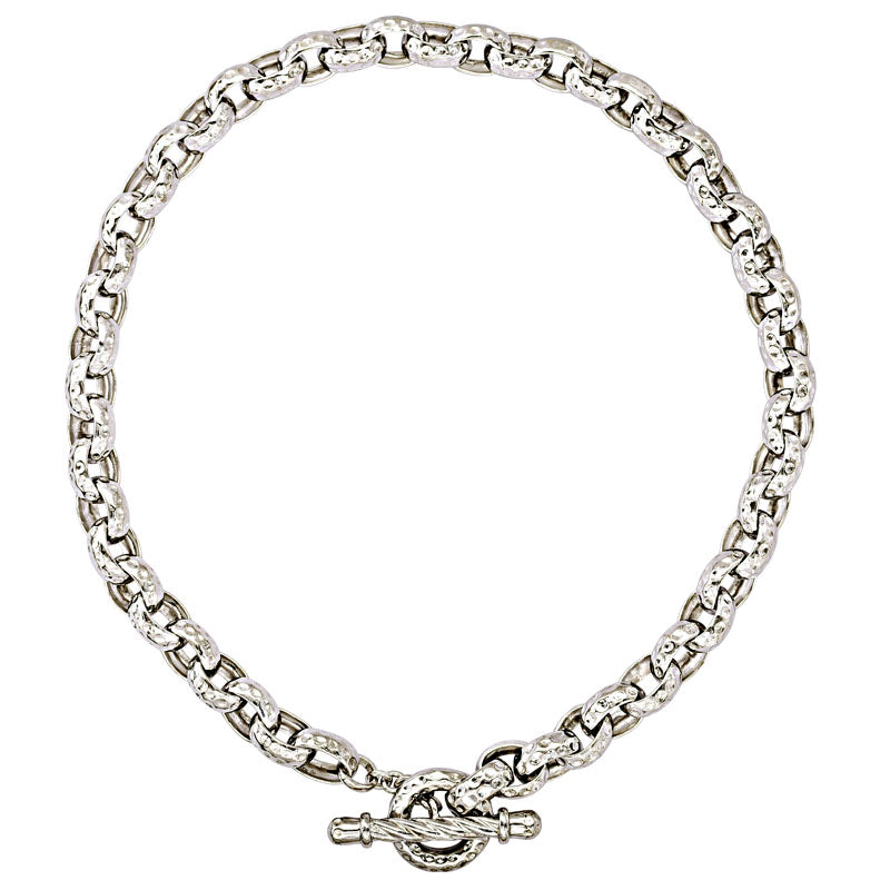 Toggle Necklace-Sterling Silver | Singhvi Jewels