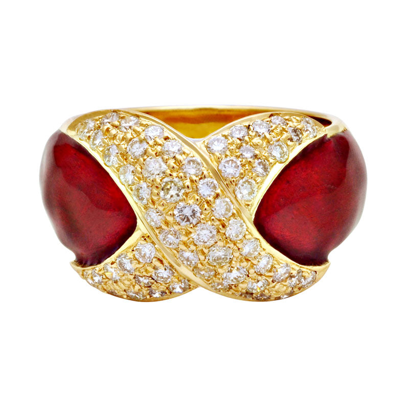 Ring - Diamond (Enamel) | Singhvi Jewels
